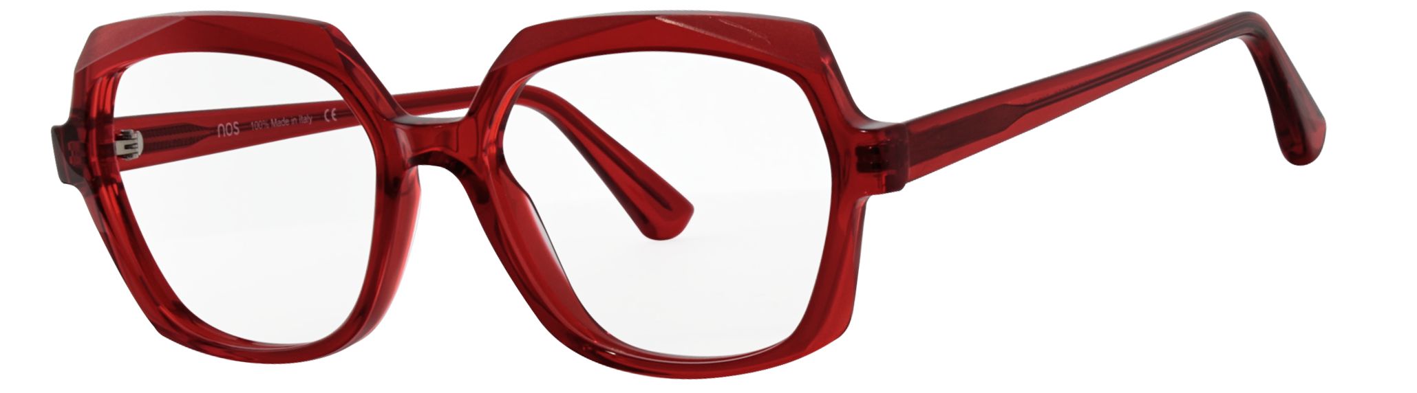 NOS EYEWEAR Red Women's Full Rim Frame | S548 side-image