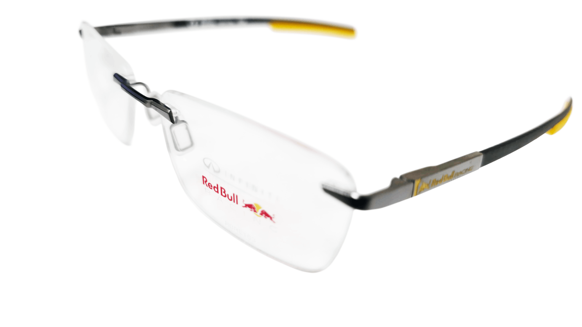 Red Bull Yellow Men's Rimless Frame | Rbre163-004 side-image