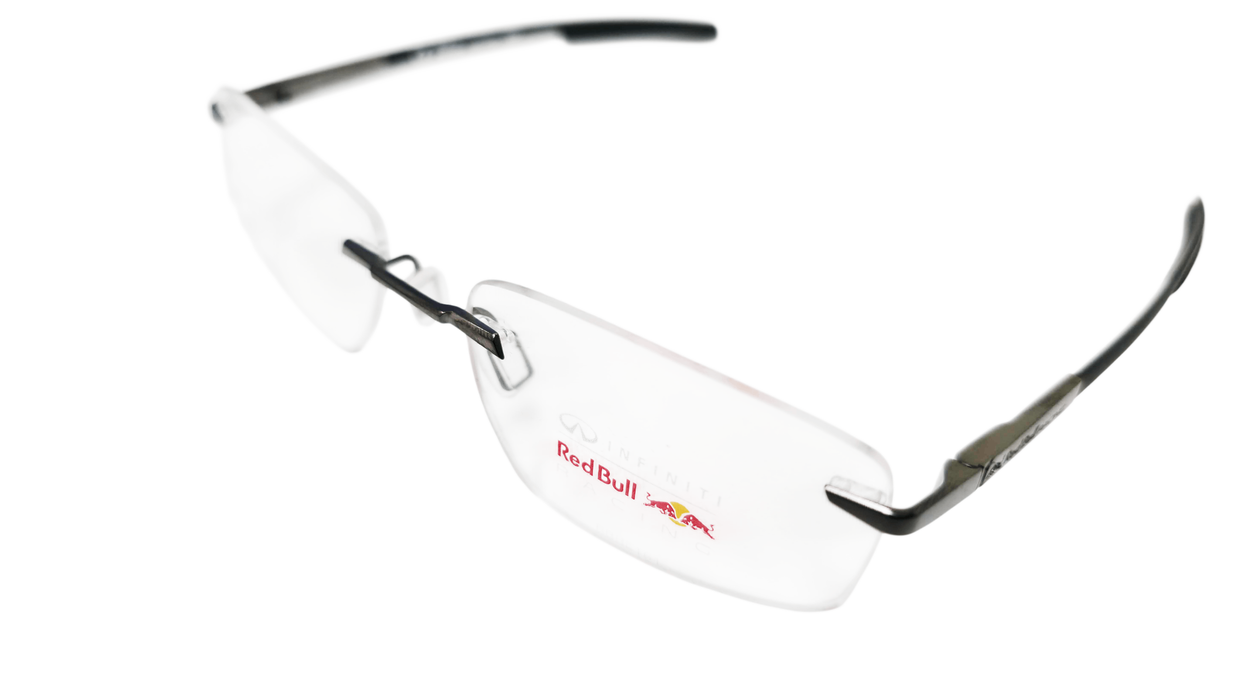 Red Bull Black Men's Rimless Frame | RBRE163-001 side-image