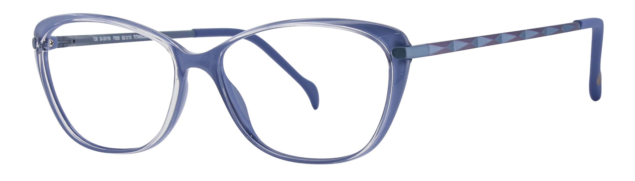 STEPPER EYEWEAR Blue Women's Full Rim Frame | SI 30176 side-image