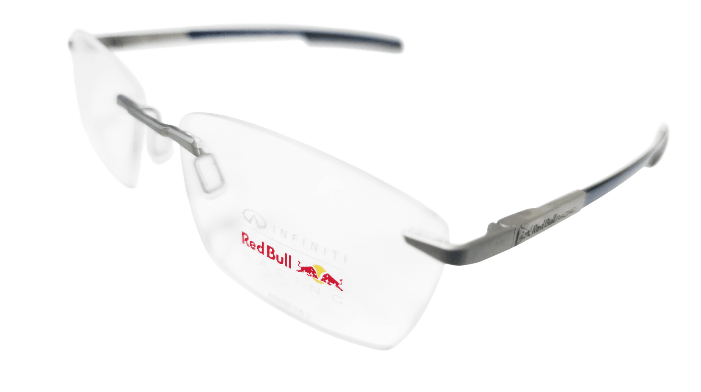 Red Bull Blue, Gray Men's Rimless Frame | Rbre162-003 side-image
