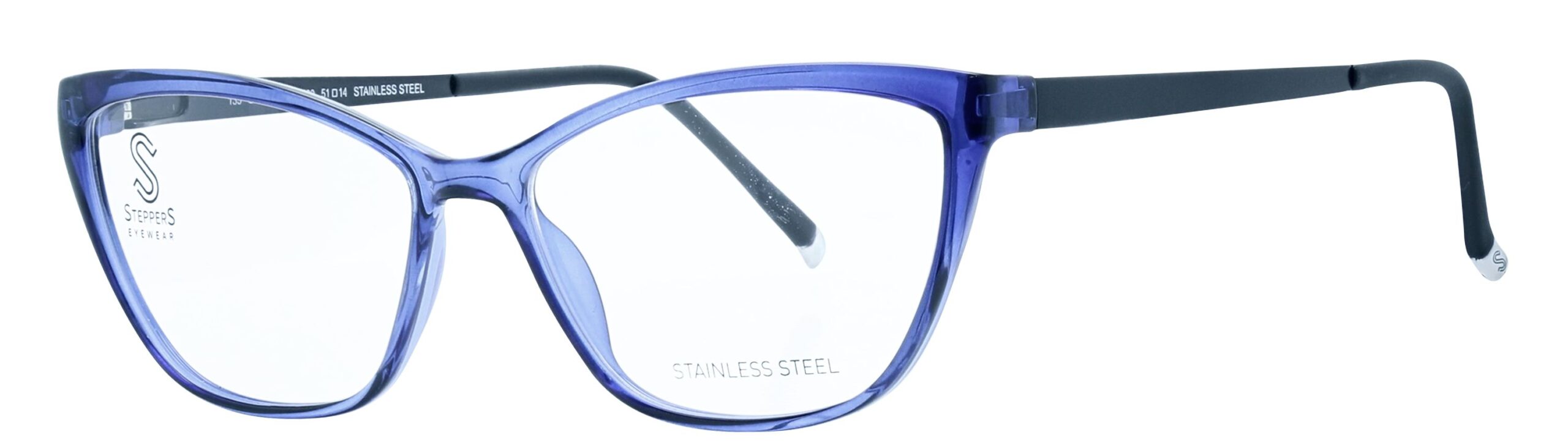STEPPER EYEWEAR Women's Full Rim Frame in Blue | STS 10097 side-image