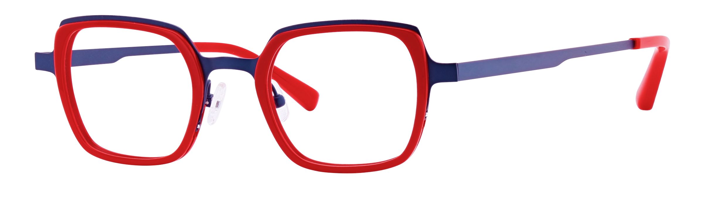 AIKO EYEWEAR Unisex's Full Rim Frame in Red | 2203 side-image
