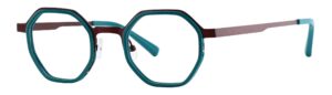 AIKO EYEWEAR Unisex's Full Rim Frame in Green | 2204 side-image