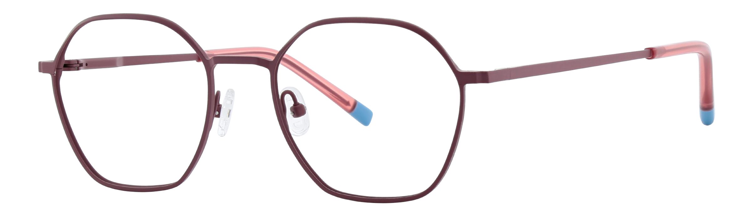 AIKO EYEWEAR Women's Full Rim Frame in Pink | 2213 side-image