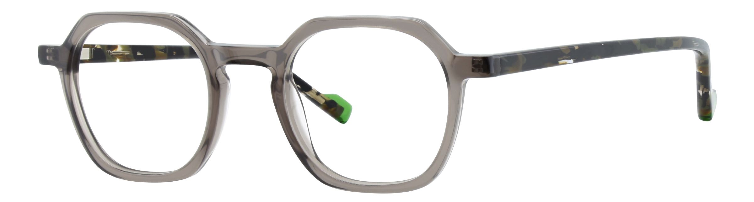 AIKO EYEWEAR Unisex's Full Rim Frame in Gray | 2223 side-image