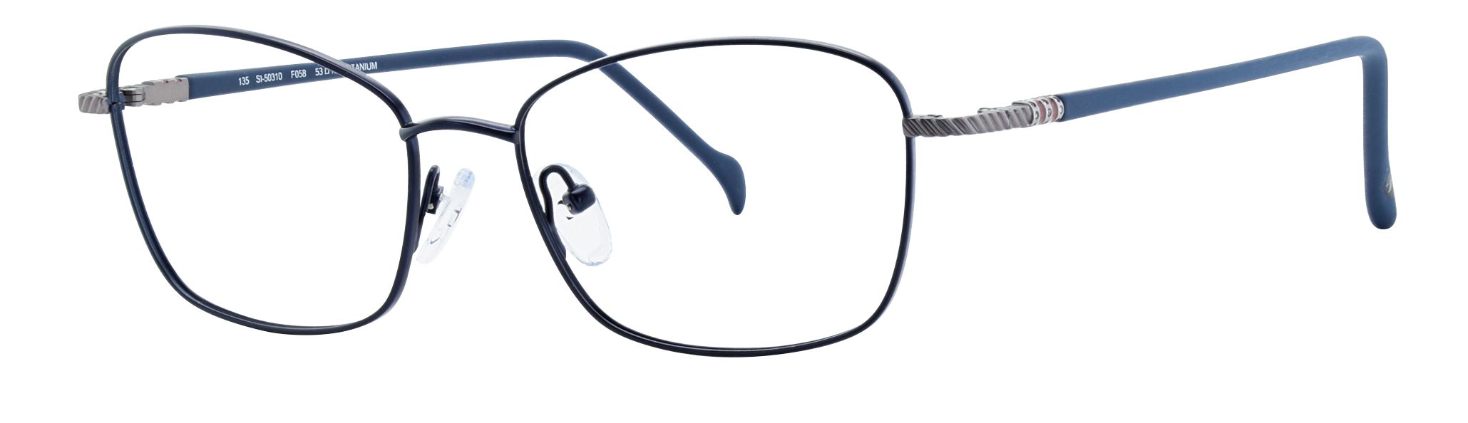 STEPPER EYEWEAR Women's Full Rim Frame in Blue | SI 50310 side-image