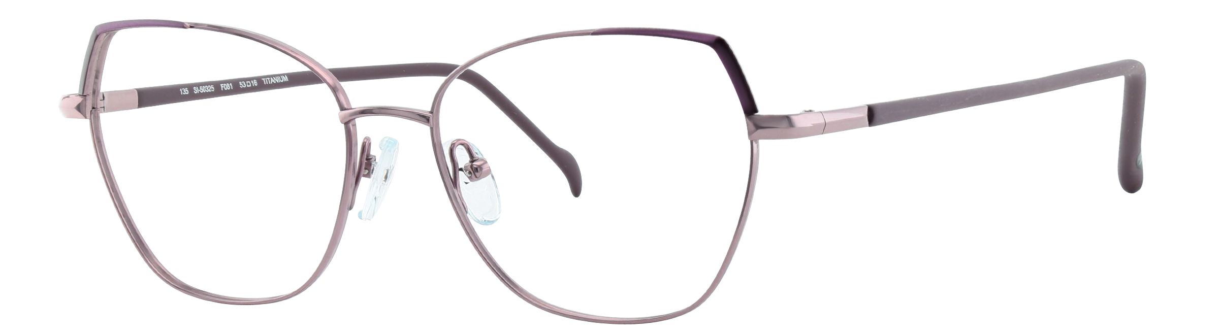 STEPPER EYEWEAR Women's Full Rim Frame in Purple | SI 50325 side-image