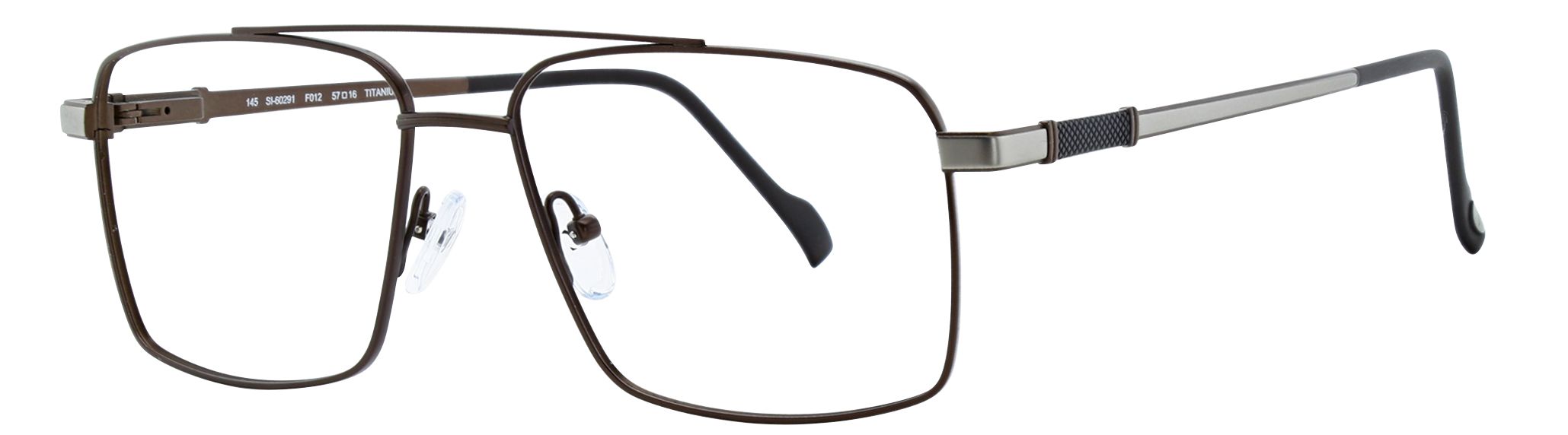 STEPPER EYEWEAR Men's Full Rim Frame in Brown | SI 60291 side-image