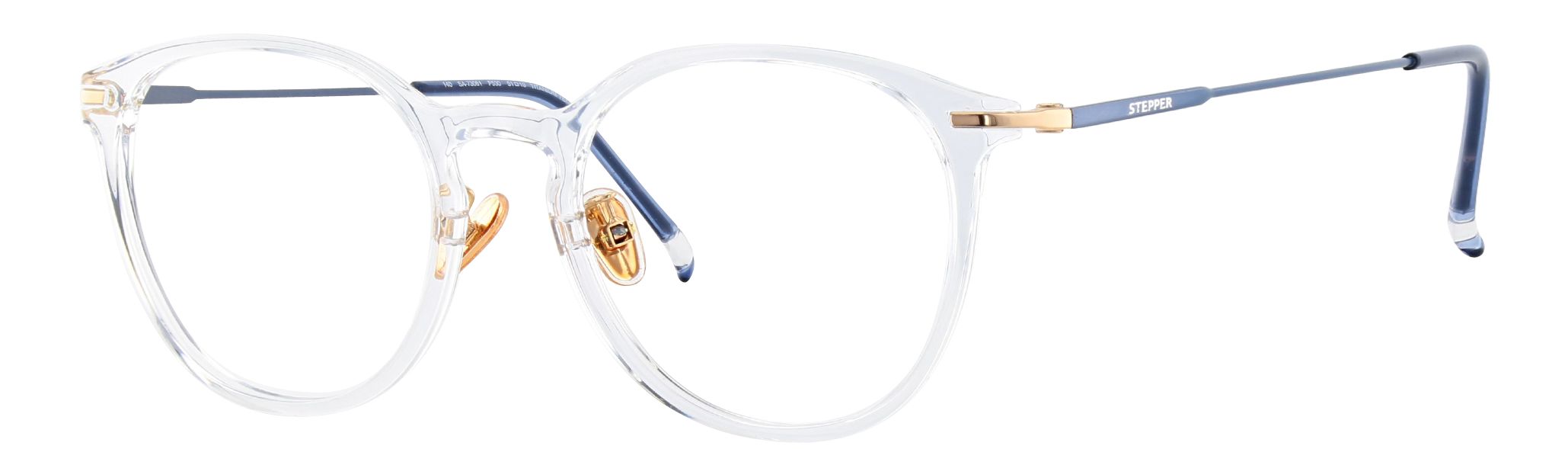 STEPPER EYEWEAR Unisex's Full Rim Frame in Beige | SA 73061 side-image