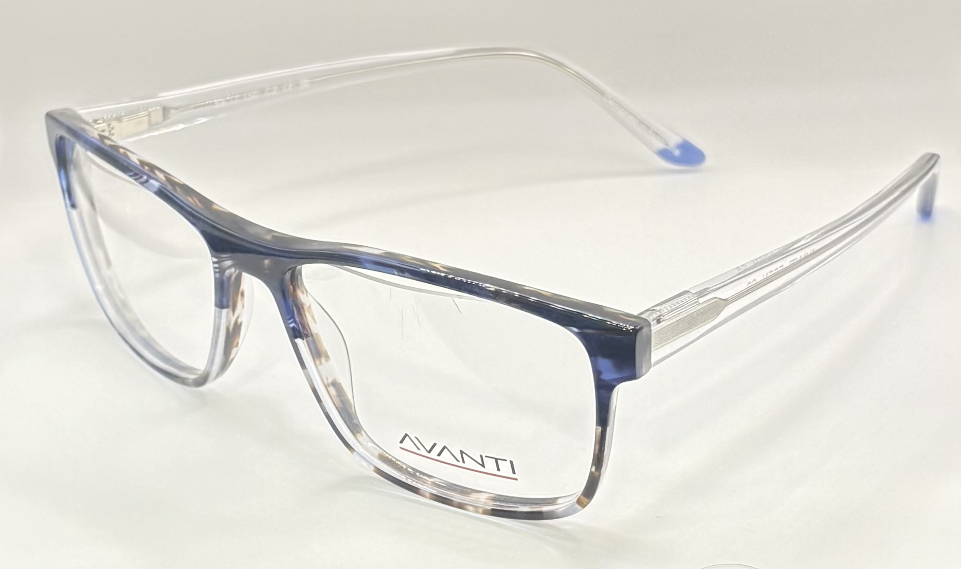Avanti Men's Full Rim Frame in Blue, Brown | Eben side-image