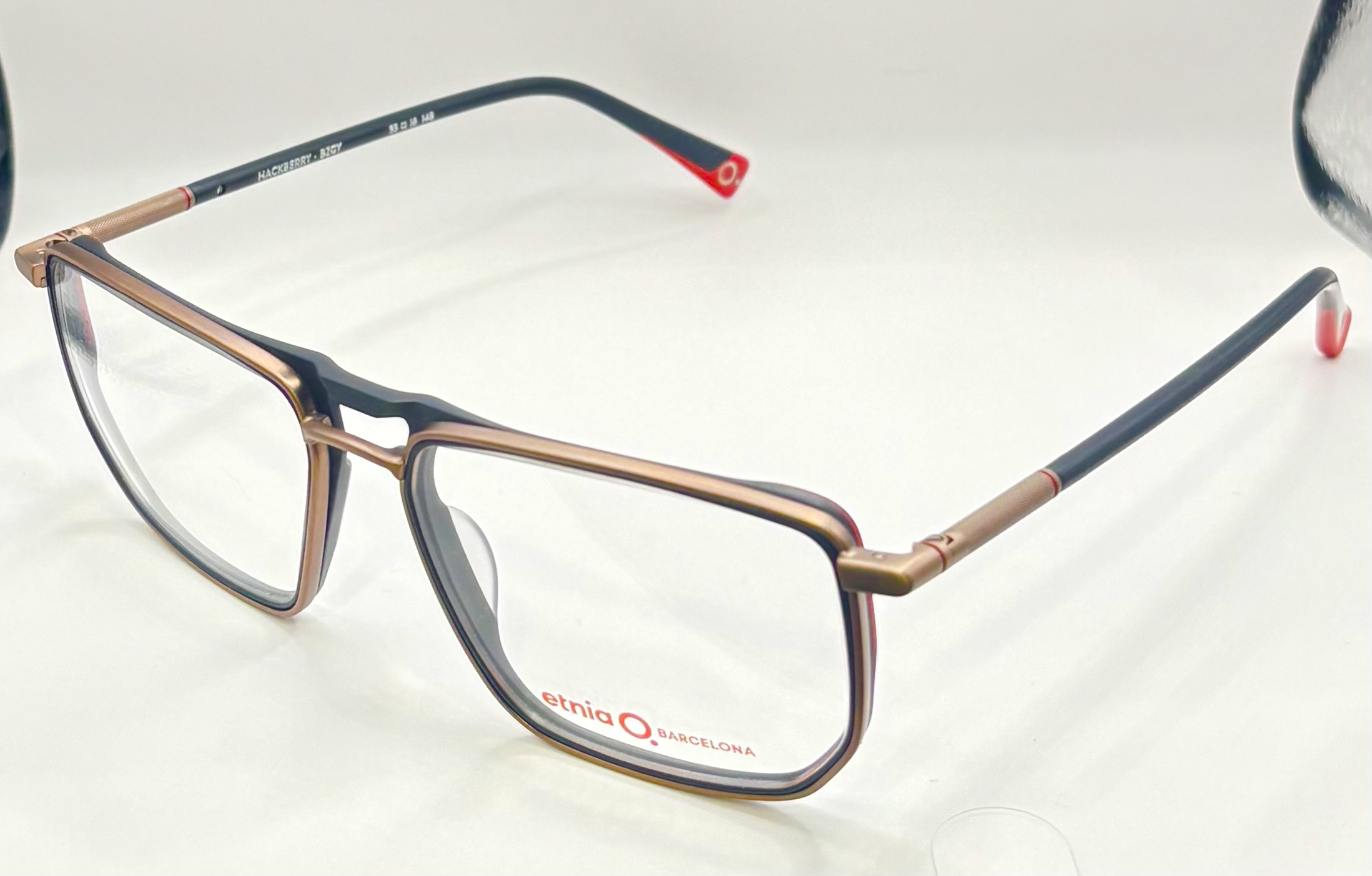 Etnia Barcelona Men's Full Rim Frame in Brown, Black, Red | Hackberry side-image