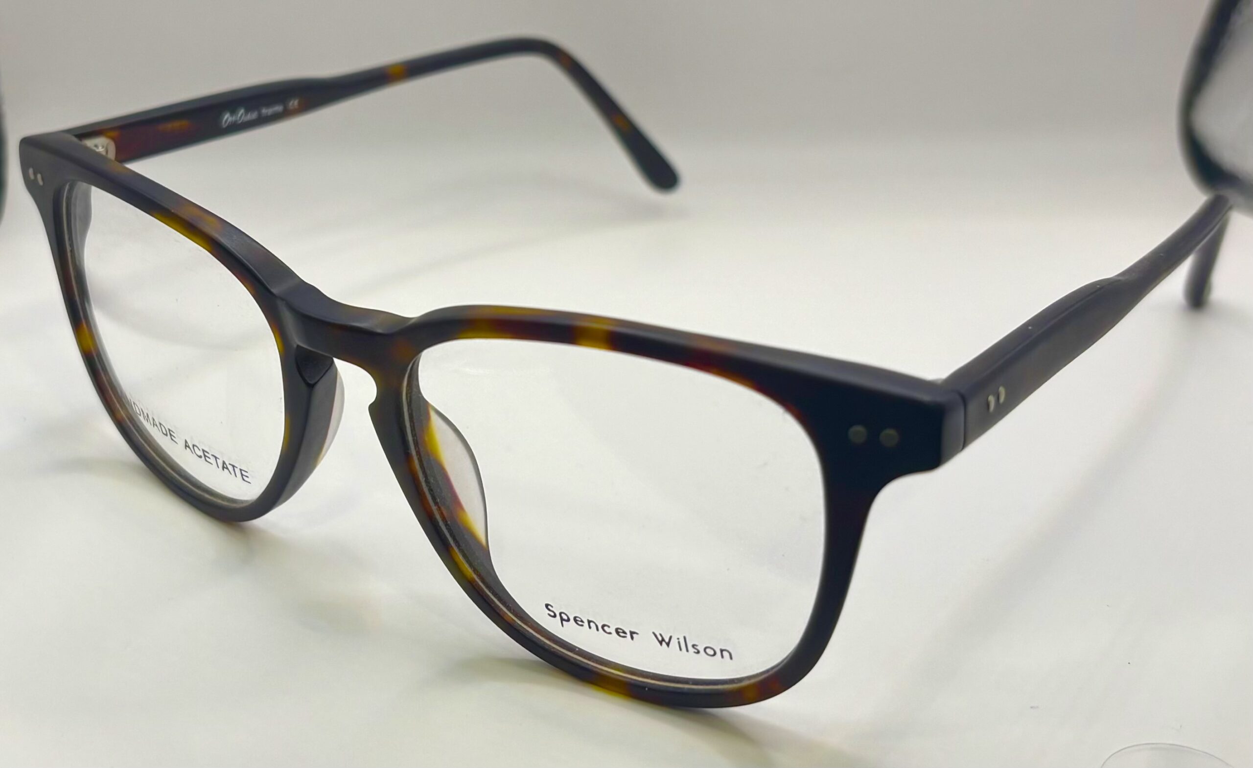 Spencer Wilson Unisex's Full Rim Frame in Brown, Black | Leon side-image