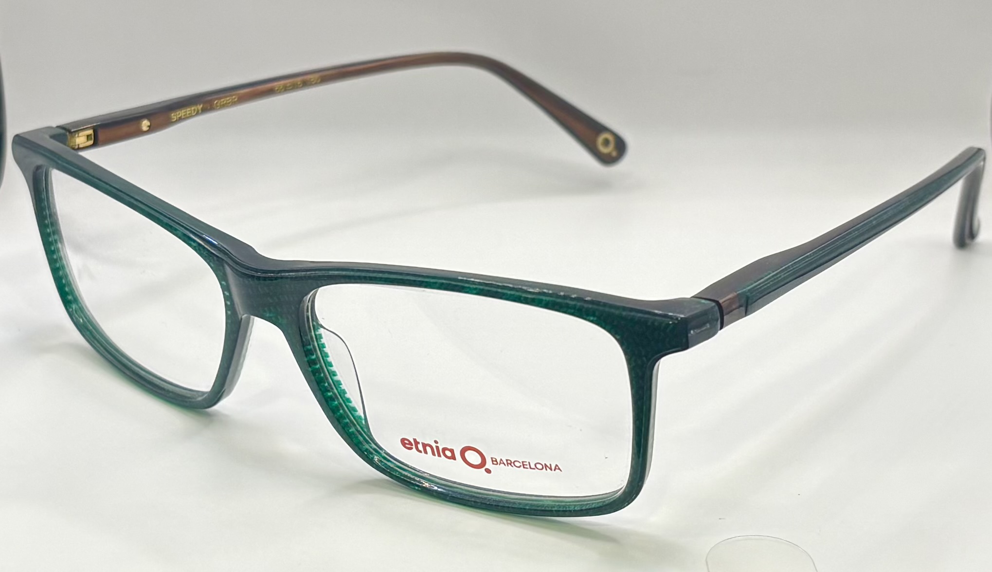 Etnia Barcelona Men's Full Rim Frame in Forestgreen, Brown | Speedy side-image