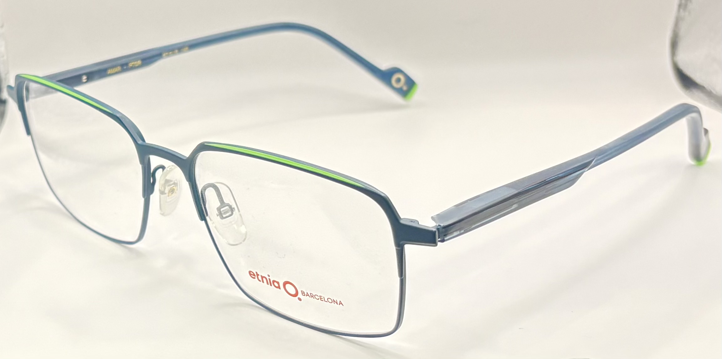 Etnia Barcelona Men's Full Rim Frame in Darkslateblue, Limegreen | Amar side-image